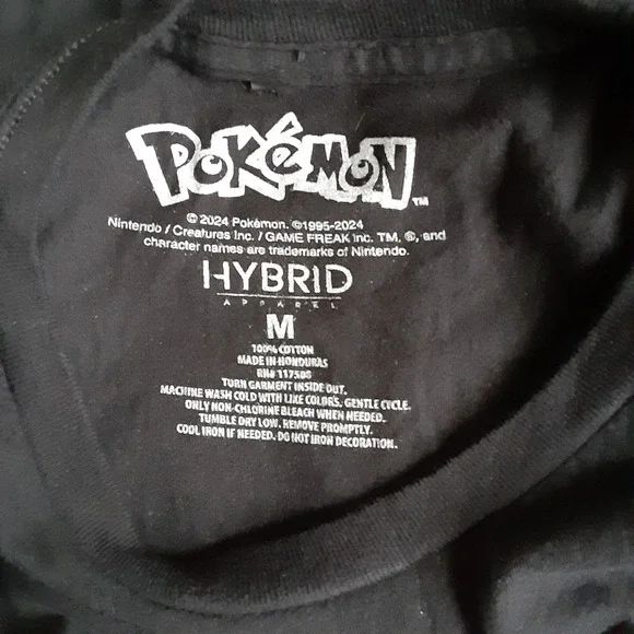 Pokemon Evolution Charizard Blastoise Venusaur Black Graphic Tee Mens Medium - Picture 4 of 4